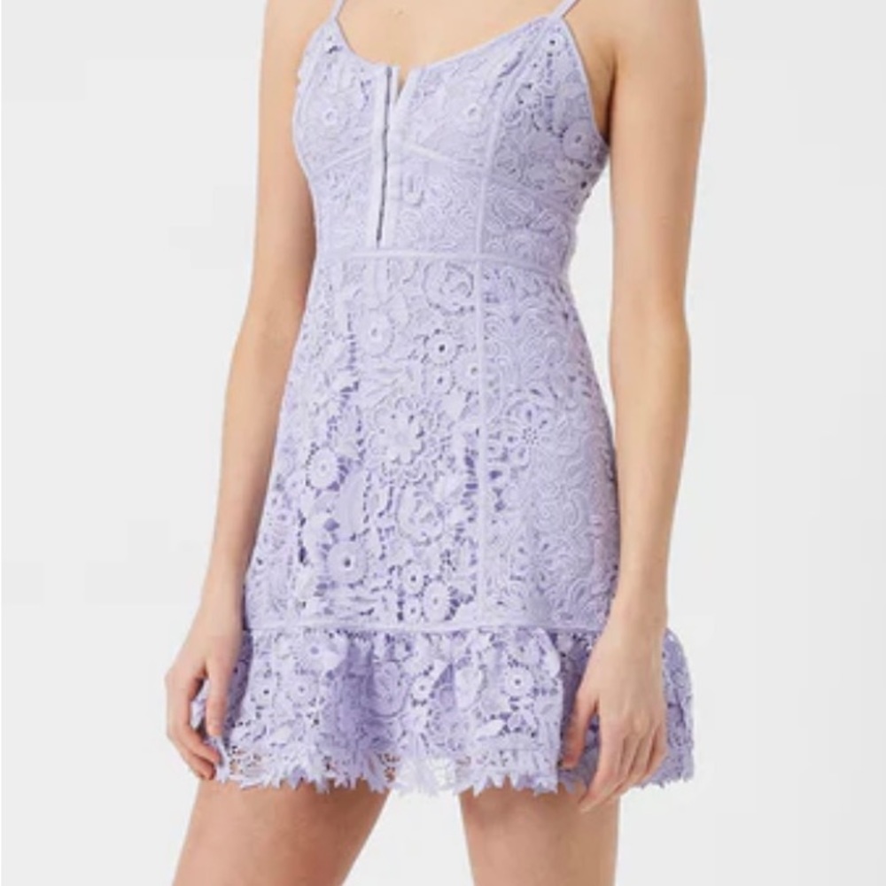 French Connection Binadari Cabella Lace Strap Dress